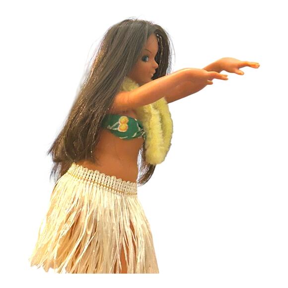 Vintage Aloha Hawaii Hula Girl 11 inch tall Statue Figurine - Picture 7 of 8